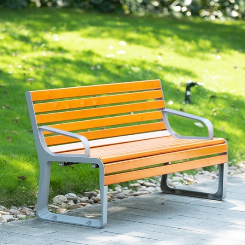 豫汉迎长椅带扶手高清大图