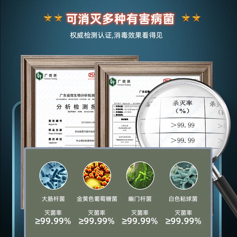 [可杀幽门杆菌]欢呼好太太消毒柜家用台式紫外线 酒店茶杯碗筷餐具小型台面消毒碗柜消毒柜RF20-24L图片