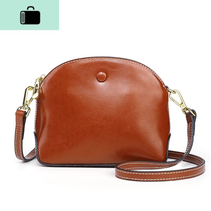 包包女新款2020时尚百搭斜挎包小迷你贝壳包复古女包单肩包NEW LAKE女斜挎包图片