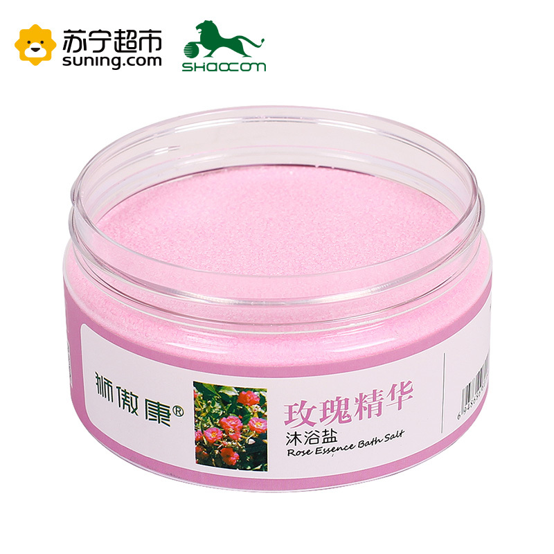 狮傲康玫瑰精华沐浴盐300g