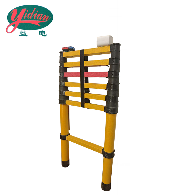 益电 玻璃钢竹节梯 2米 把高清大图