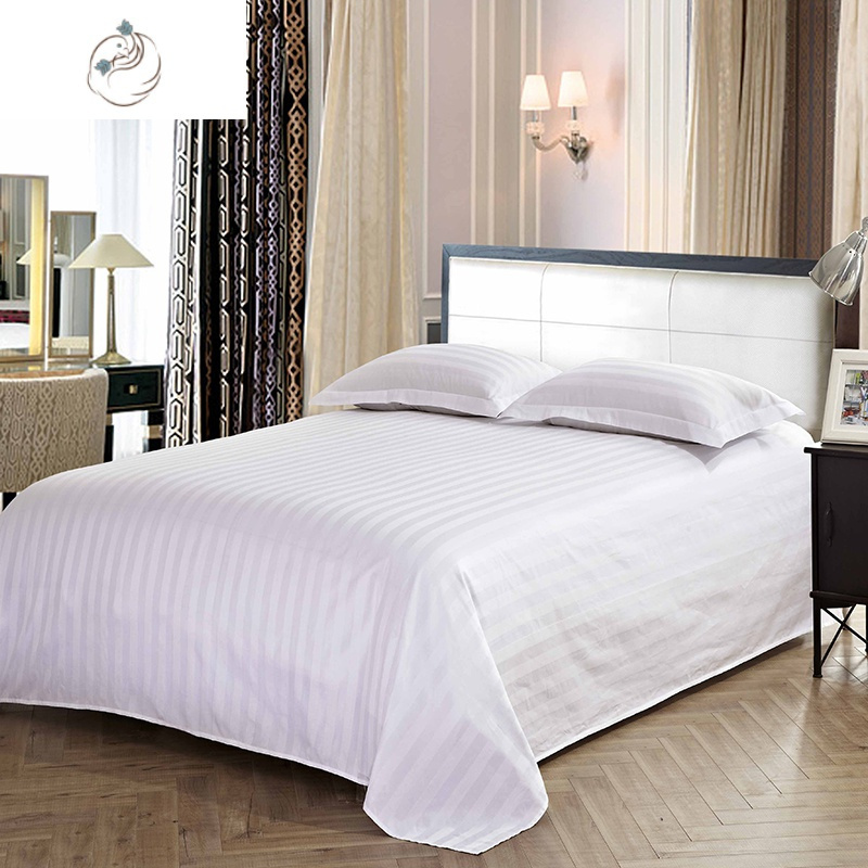 白色床单单件棉白色被单棉宾馆院单双人床上用品酒店专用 舒适主义