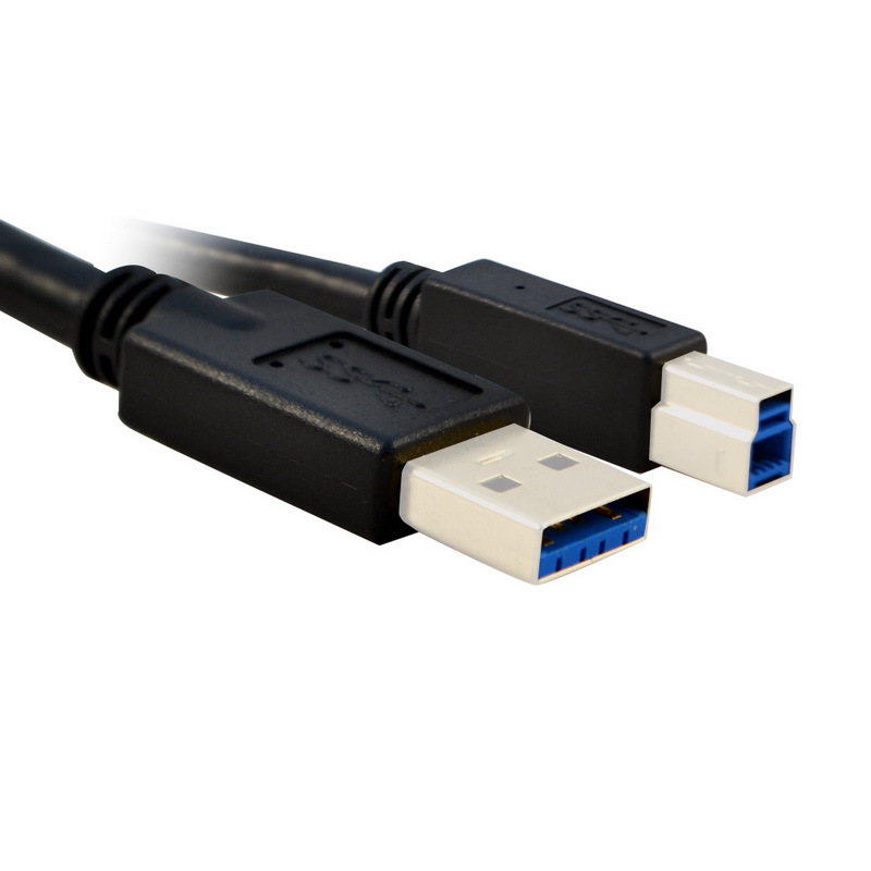 酷比客(L-CUBIC) USB-AM-BM 黑色 USB3.0打印线LCCPUSB3AMBMBK-0.5M (单位:根