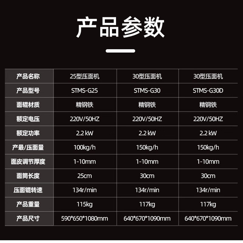 圣托/shentop 面条机 STMS-G25 电动 机械式 灰色 压面 0401014553&&
