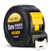得力(deli) 钢卷尺尼龙覆膜(黑)5mx25mmDL9025P