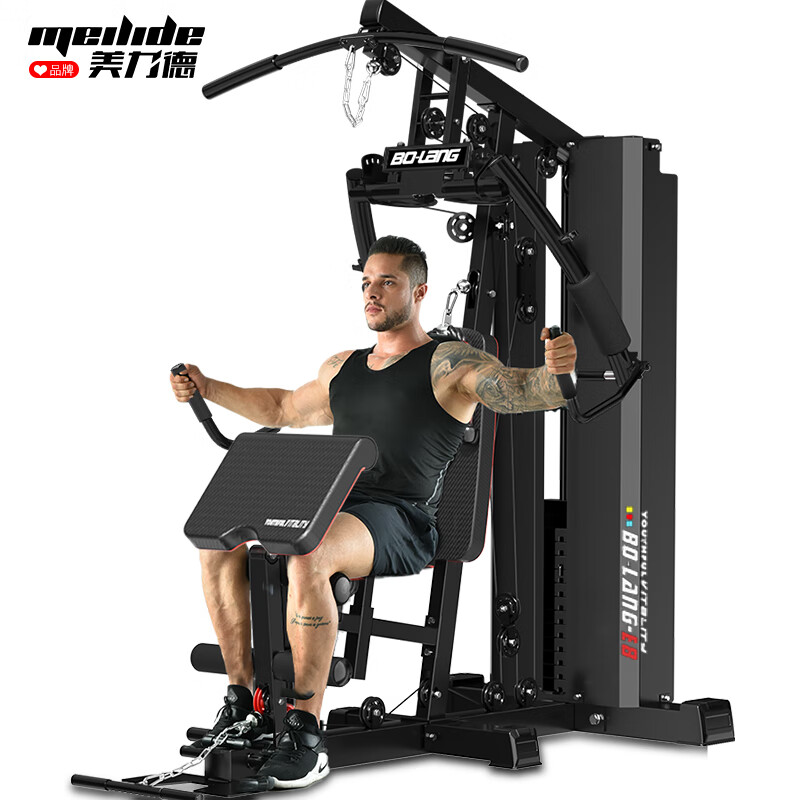 美力德健身器材飞鸟综合训练器单人站家用多功能组合运动器材-包上楼 管材升级/钢轴大飞鸟 GZNY-101