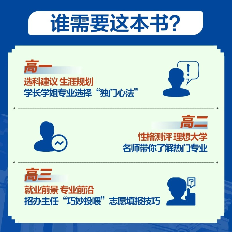 [这才是我要的大学上+下] 高中通用 [正版]2025新版 这才是我要的专业高中毕业高考志愿填报指南下一站大学城2023