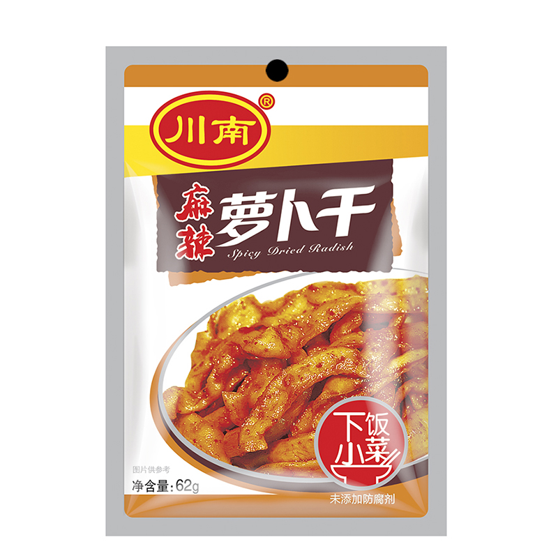 川南麻辣萝卜干62克