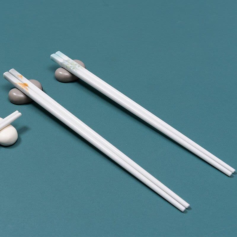 德铂(Debo)赫迪拉赫迪拉筷子防滑防霉耐高温十双装家用陶瓷筷子DEP-790图片