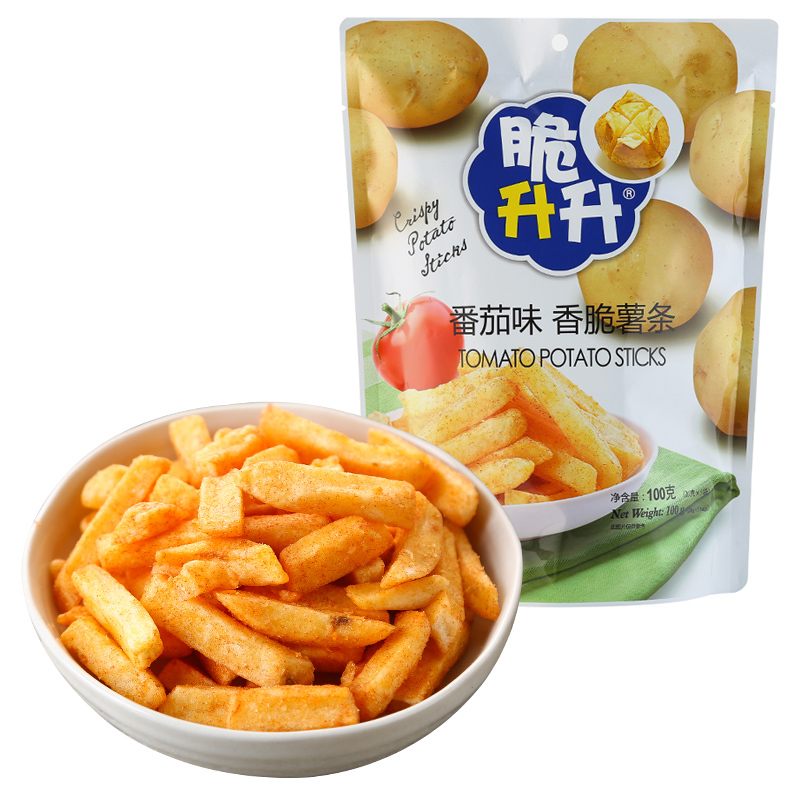 脆升升香脆薯条番茄味100克/袋
