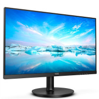 飞利浦/PHILIPS 21.5英寸 75Hz电竞游戏 VA面板 滤蓝光三边微框 高清电脑显示器221V8 黑色