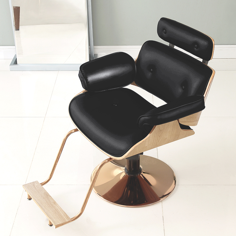 美发椅理发椅发廊专用理发店椅子闪电客网红椅剪发椅可定制放倒旋转