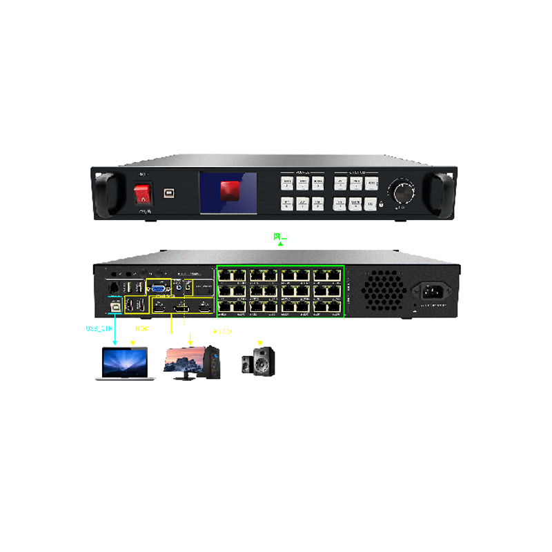 立迈达 LMD-Z24同步二合一主控 多画面视频处理器
