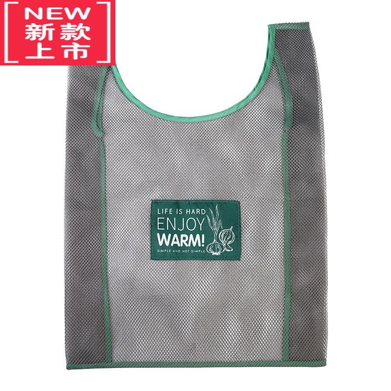 可莉允放蒜头姜收纳袋挂袋墙挂式厨房多功能壁挂储物袋洋葱大蒜透气网袋图片