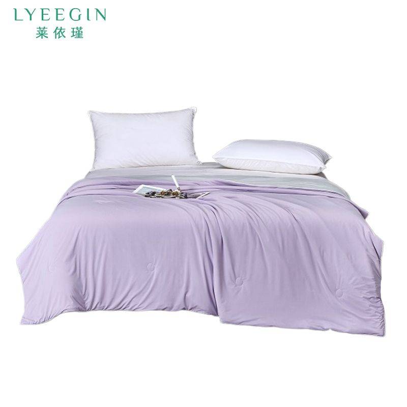 莱依瑾 A类凉感丝 夏凉被 150*200cm/张高清大图