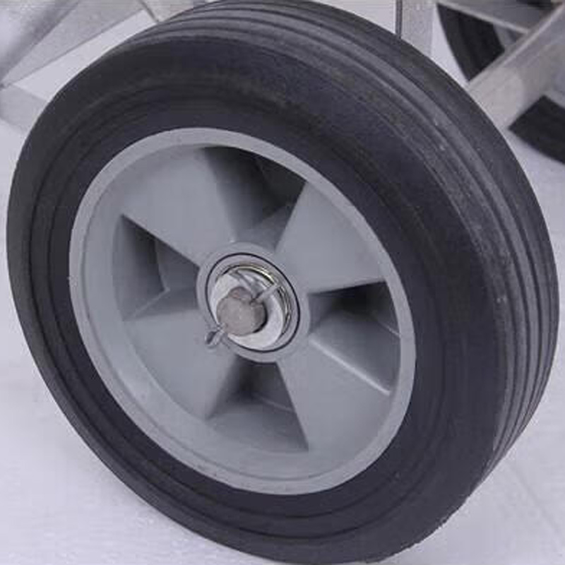 臻远ZY-C14气瓶车不锈钢手推车氧气乙炔瓶手推车 304不锈钢双瓶带支架高清大图