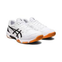 亚瑟士(ASICS)高弹力透气排湿专业室内排球鞋男子竞技运动网球鞋 White/Pure_Silver 41.5