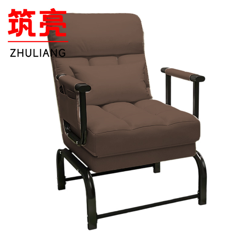筑亮 午休躺椅 65*65*97cm棕 把高清大图