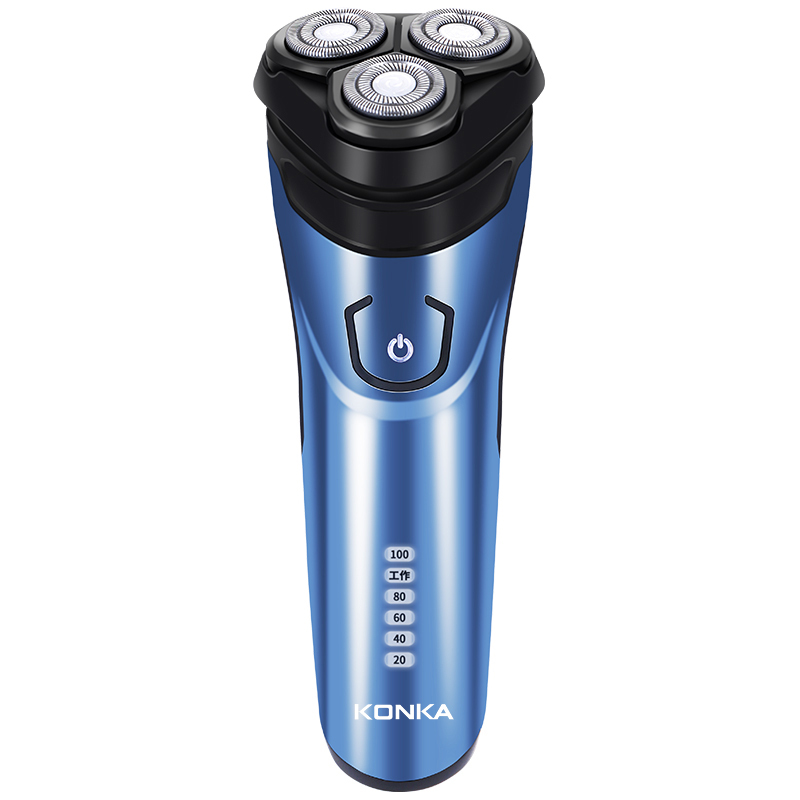 康佳 (KONKA) 便携全身水洗电量显示三刀头电动剃须刀 KT-TD01Pro*