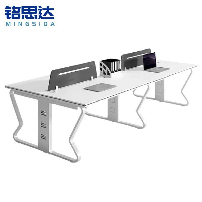 铭思达屏风办公桌四人位张图片