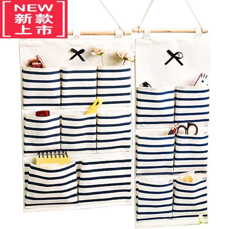 可莉允收纳袋挂袋墙储物袋门后收纳挂袋防水杂物挂兜墙面布艺整理袋图片