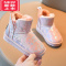 可莉允儿童雪地靴女童防滑防水冬季加厚加绒保暖短靴小男孩棉鞋宝宝棉靴