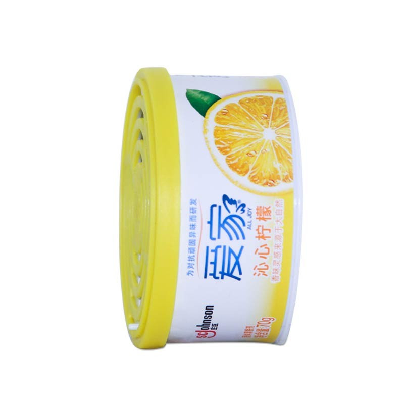 企采严选爱家沁心柠檬固体芳香剂 70g*60盒/箱 单位:箱