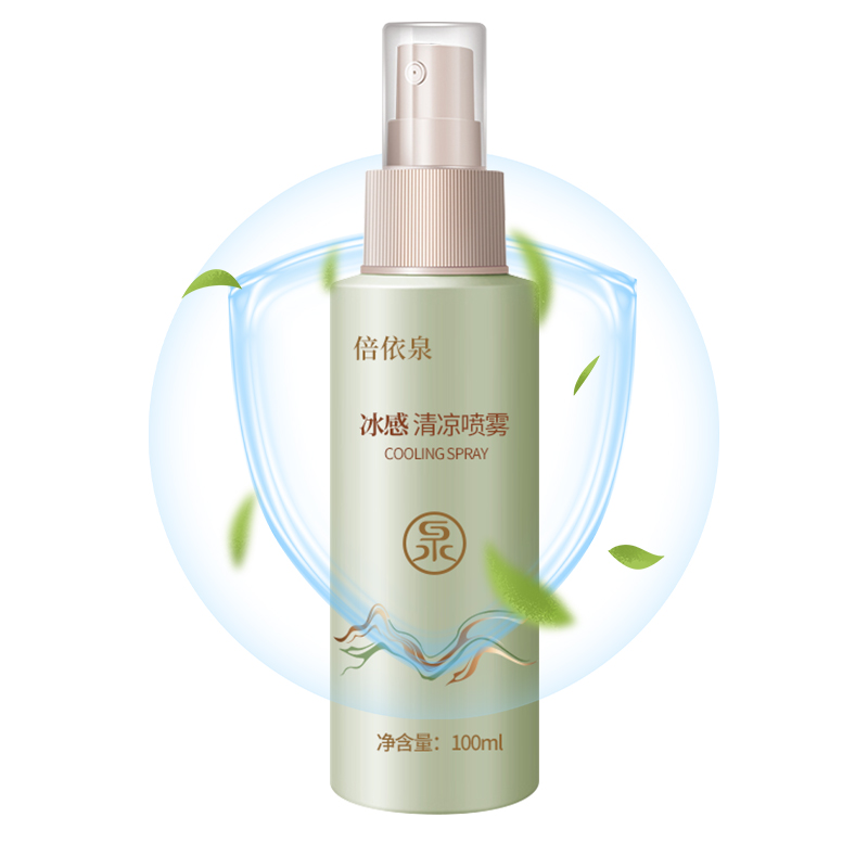 倍依泉 冰感清凉喷雾(冰川草本)100ml 花露水(计价单位:瓶)蓝色高清大图