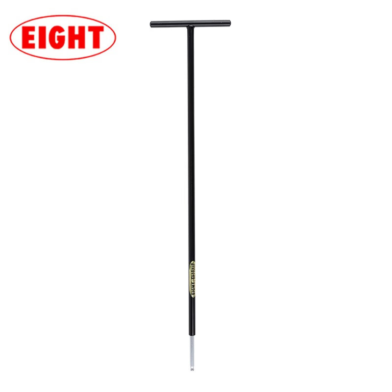 BONDHUS进口内六角扳手T型球头平头公英制T柄6角扳手螺丝刀改锥维修工具 15387加长公制T型平头8件套高清大图