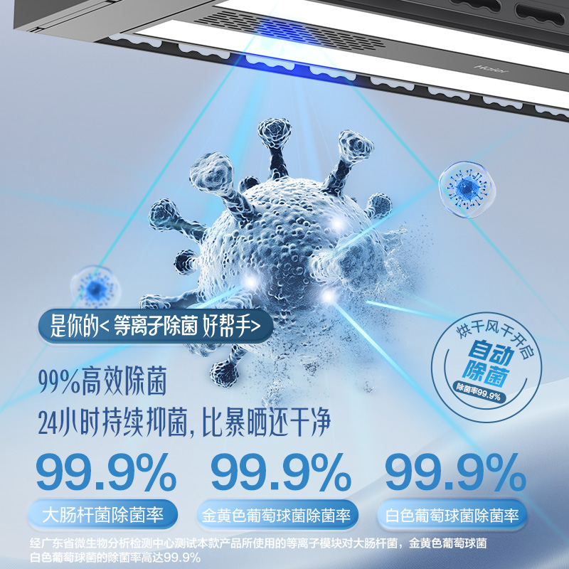 海尔电动晾衣架自动升降隐形多功能智能晾衣机衣服架伸缩晾衣杆 HL-DA07SU1高清大图