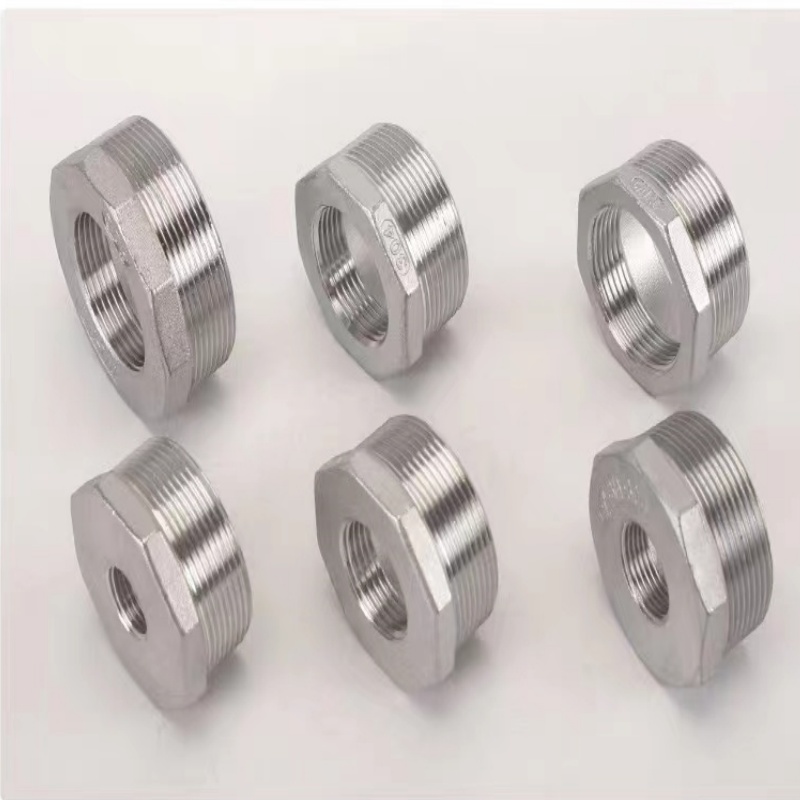众慧创安 不锈钢补芯 异径内外丝直接 接头 变经连接头 1.5寸*1.2寸 个高清大图