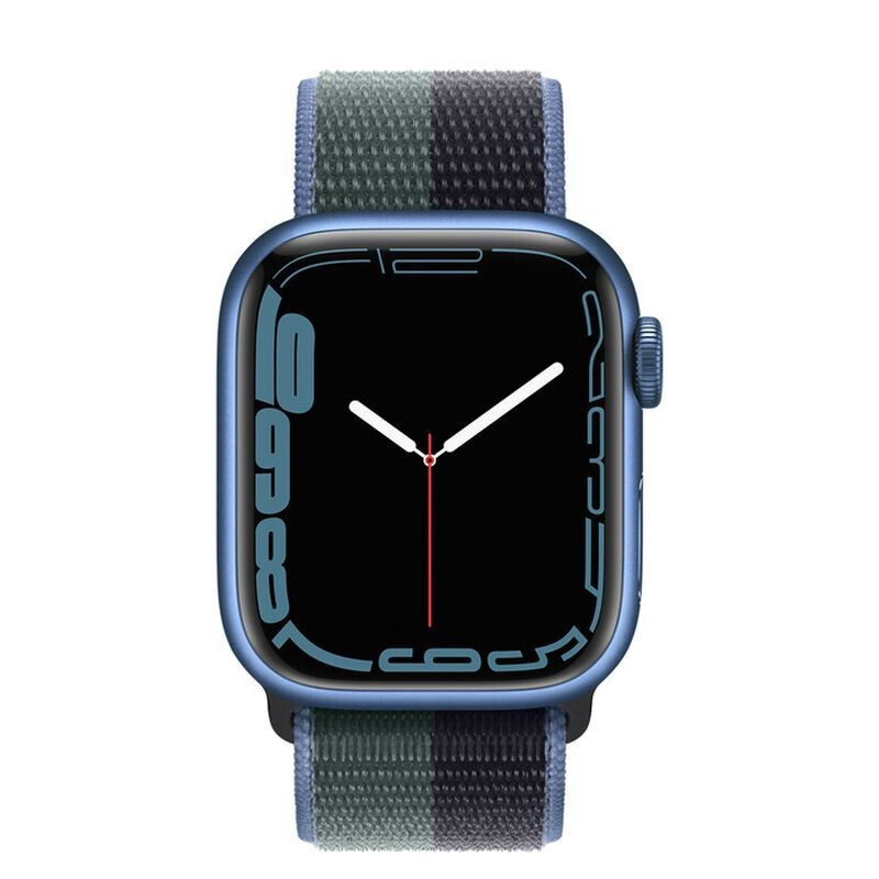 苹果applewatchseries7智能手表蓝色铝制表壳运动血氧心率监测防水