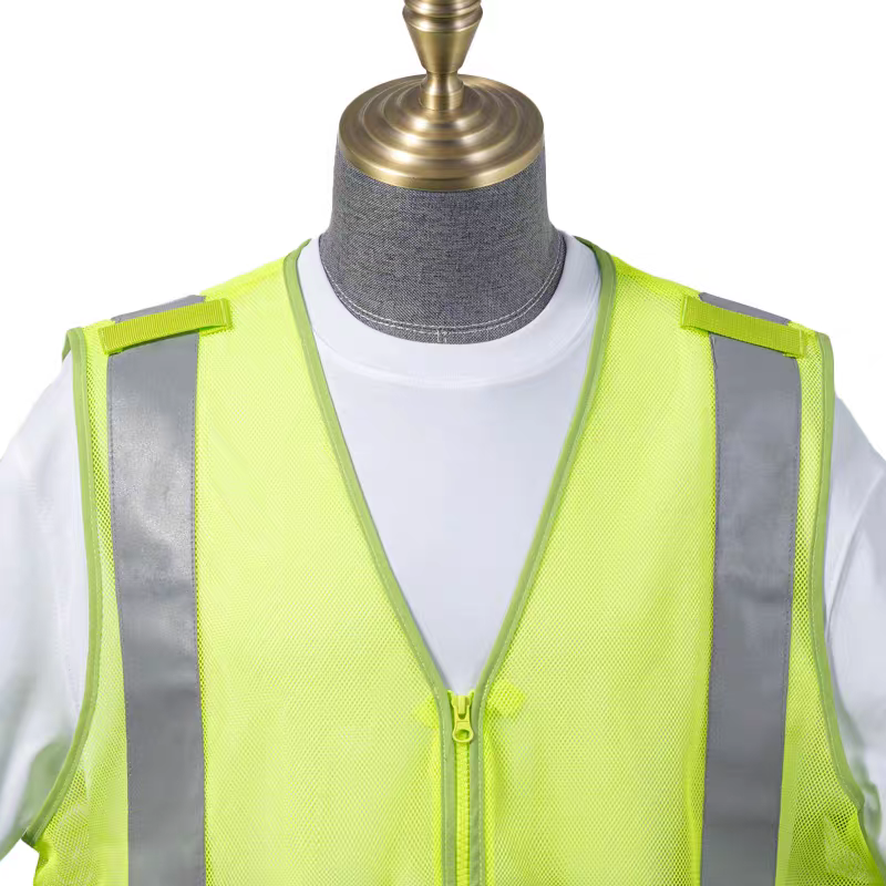 铂牛 高可视性警示网眼防护马甲 均码 件高清大图