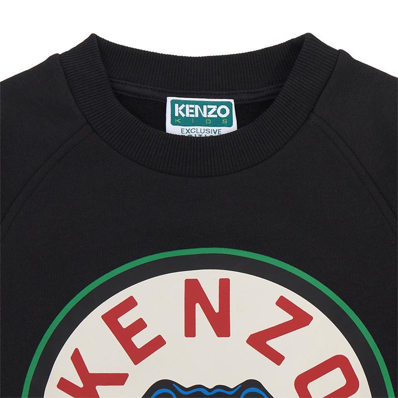 高田贤三(Kenzo)男童长袖圆领棉涤卫衣运动休闲百搭套头衫外套