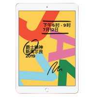 2019新款 苹果 Apple iPad 第7代 10.2英寸 平板电脑 128G Wifi版 金色（WLAN版/iPadOS系统/MW792CH/A）