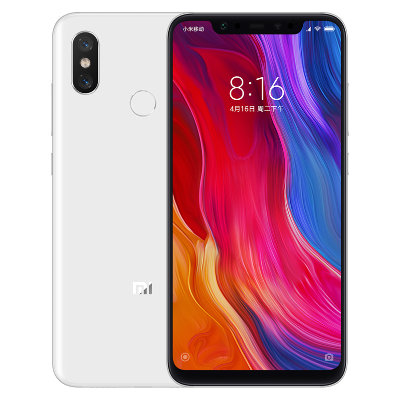 Xiaomi/小米 小米8 6GB+ 64GB 白色 移动联通电信全网通4G手机