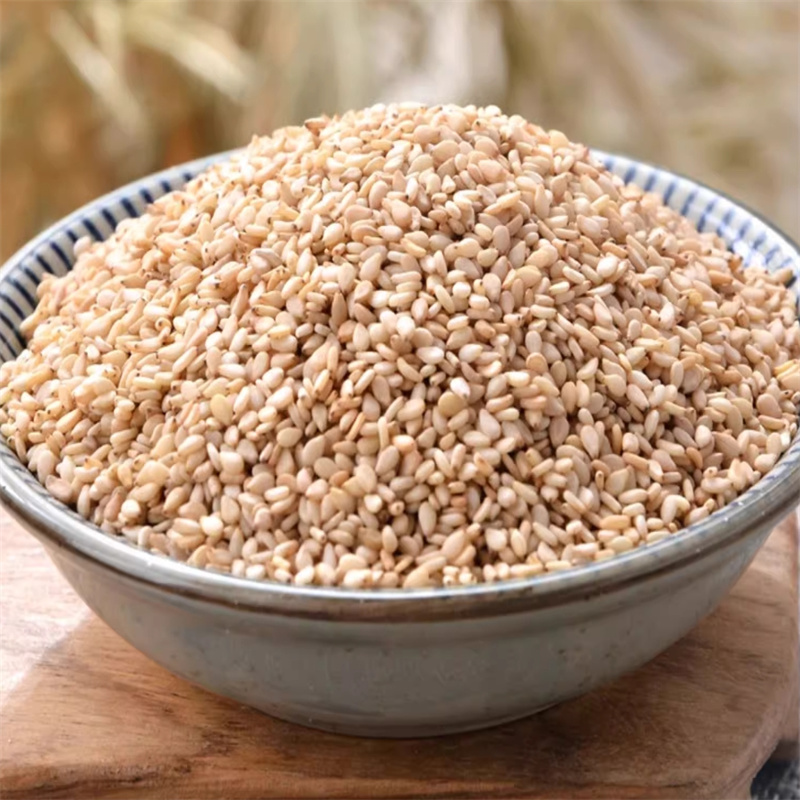 甄选带皮白芝麻粒100克生农家新鲜不脱皮芝麻仁香浓酥脆干净无杂9260高清大图