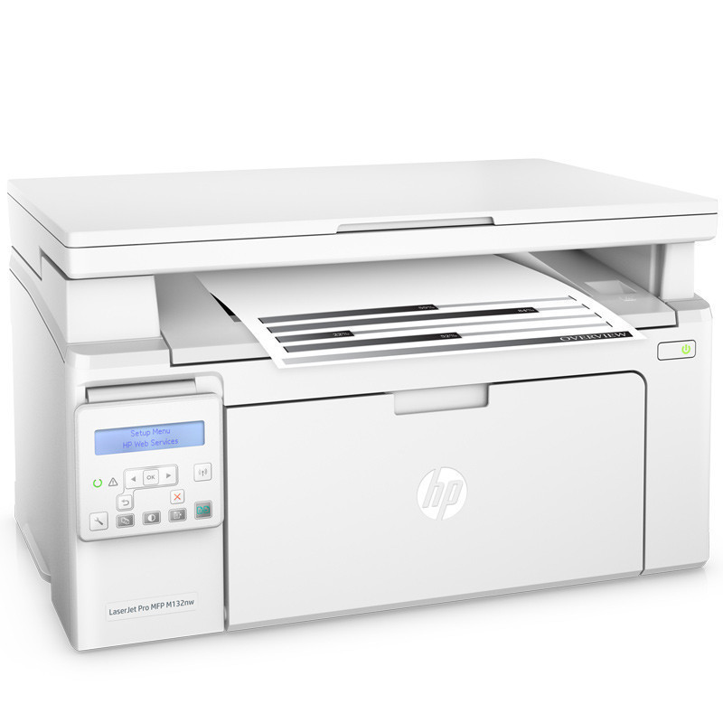 惠普（hp）M132nw打印机一体机A4打印黑白激光打印机无线连接家用办公（打印复印扫描）替代126nw 增值税抵扣发票