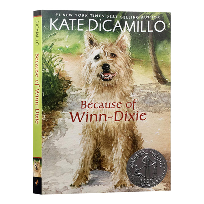 记忆传授人. [正版]傻狗温迪克 英文原版 Because of Winn-Dixie Anniversary Edit高清大图