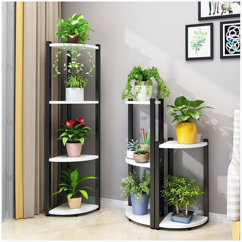 转角花架铁艺多层室内落地省空间多肉花盆架墙角绿萝花架子客厅报价 参数 图片 视频 怎么样 问答 苏宁易购