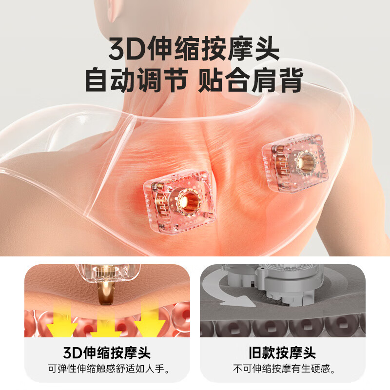 西屋(Westinghouse)颈椎按摩器肩颈敲打披肩仿人手捶打敲打披肩 WCM-UX1高清大图