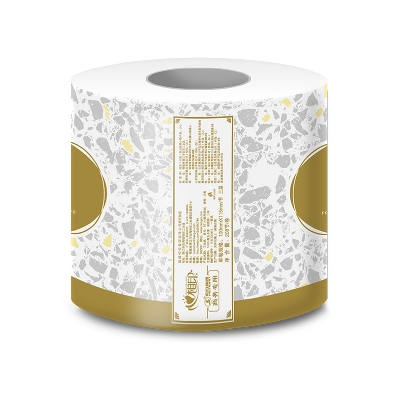 心相印 BT110(箱装)商用金色三层卫生卷纸(110克*100粒装)高清大图
