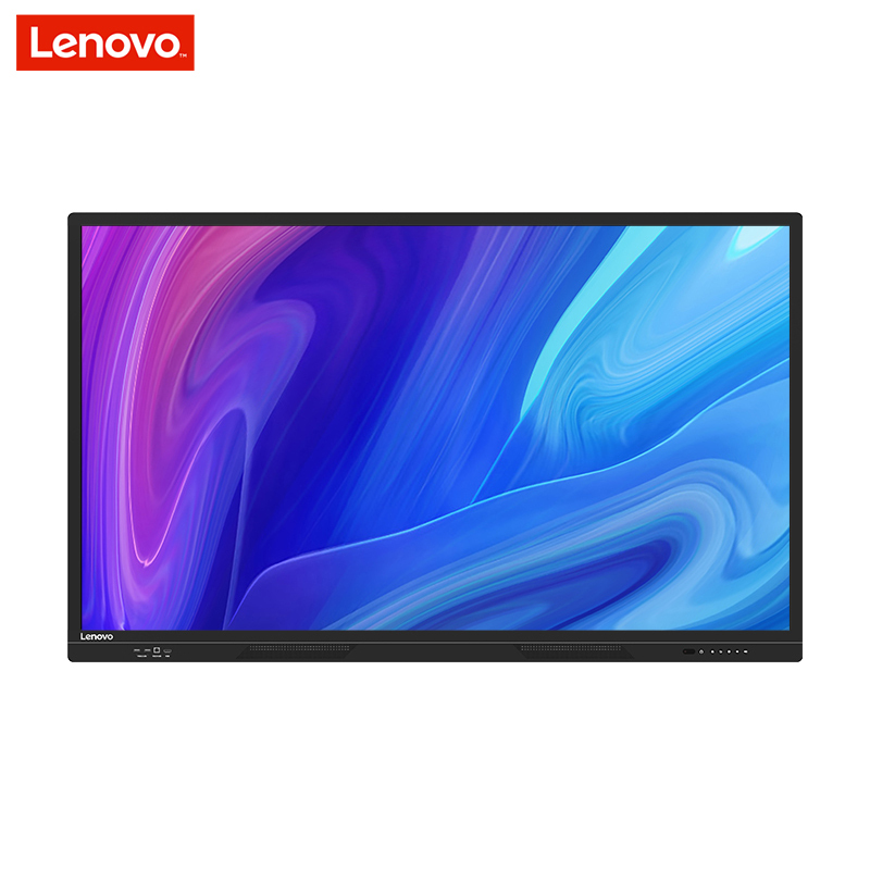联想(Lenovo)智慧互动大屏 65英寸会议平板商用显示远程视频会议平台电子白板 办公投影教学触摸智慧屏电视一体机