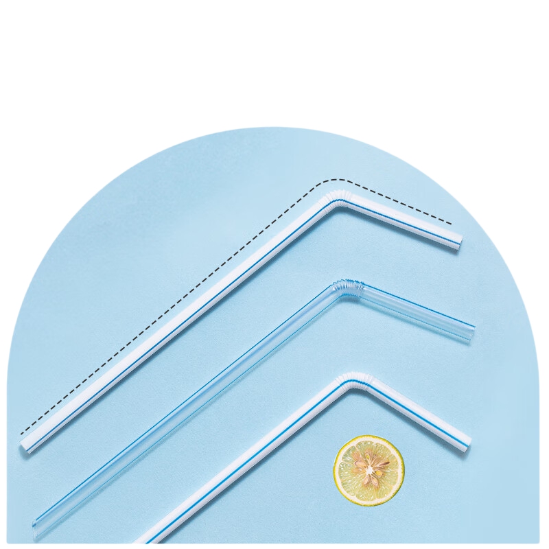 茶花 可弯饮料吸管80只装/套高清大图