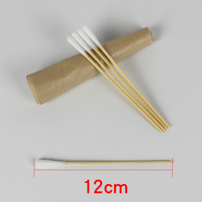 冰雪牌棉签纸塑装(500支) 广州一次性棉签消毒12CM无菌棉签20支一小包棉棒500支单头棉花棒