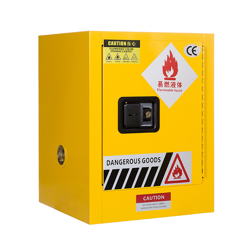 臻远zy-aqg-y4工业安全柜化学品实验柜易燃液体存储柜 4加仑黄色高清大图
