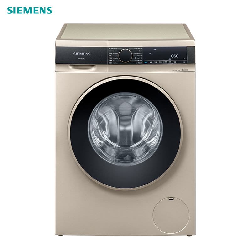 西门子(SIEMENS)9公斤 全自动变频滚筒洗衣机 高温筒清洁 智能除渍 浅金色 XQG90-WB24UL030W图片