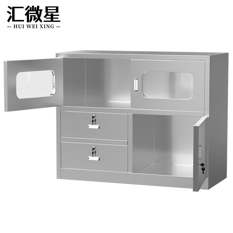 汇微星不锈钢茶水柜高清大图