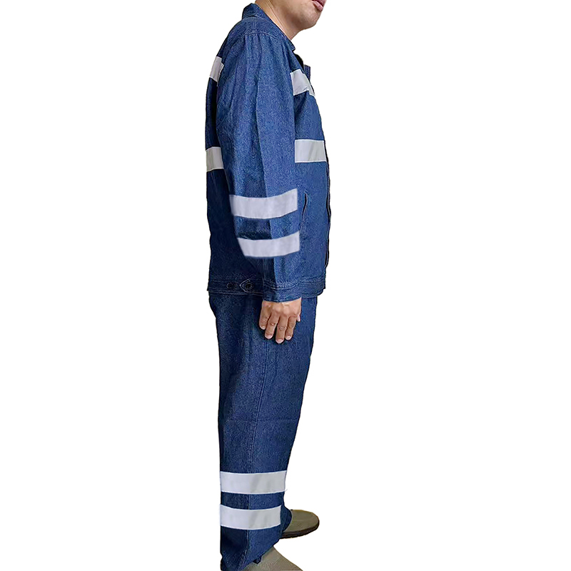 大羿之箭 高可视性警示防护服 牛仔工作服/175#/套高清大图