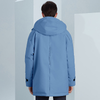雅鹿羽绒服男士2019冬季中长款新款外套特卖连帽潮流帅气男H